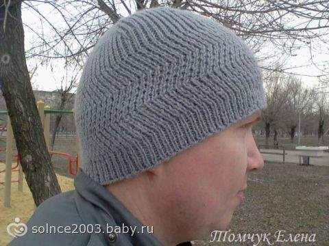 Вязание шапки вытянутая петля Вязание шапки вытянутая петля