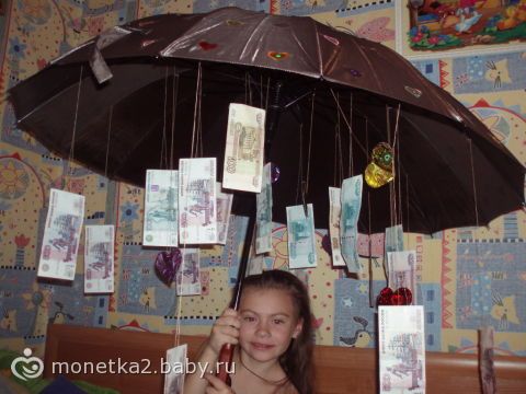 Поздравление с днем рождения подарок зонтик Поздравление с днем рождения подарок зонтик