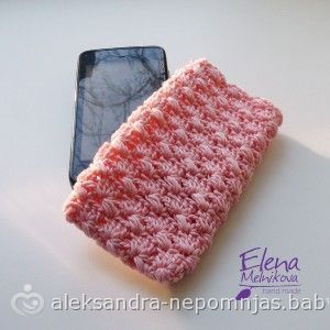 Вязания крючком чехол для мобильного телефона Вязания крючком чехол для мобильного телефона