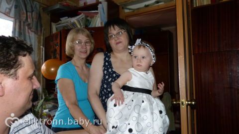 наш общий с дочкой день рождения (годовасие Полинки)