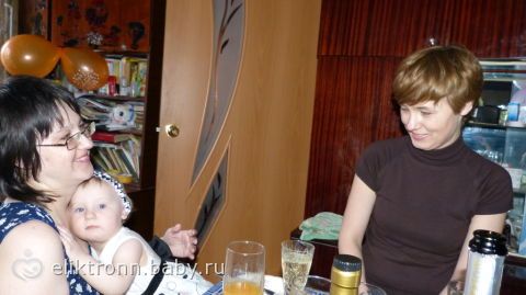 наш общий с дочкой день рождения (годовасие Полинки)