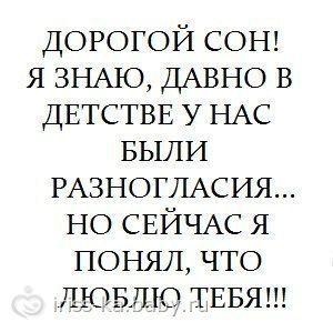 Дорогой сон…