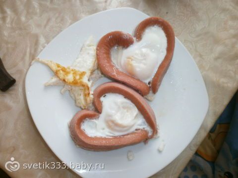 Завтрак любимому мужу)))