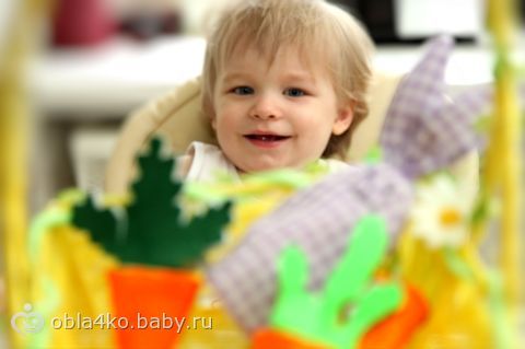 Лео и морковка для пасхального зайчика:)